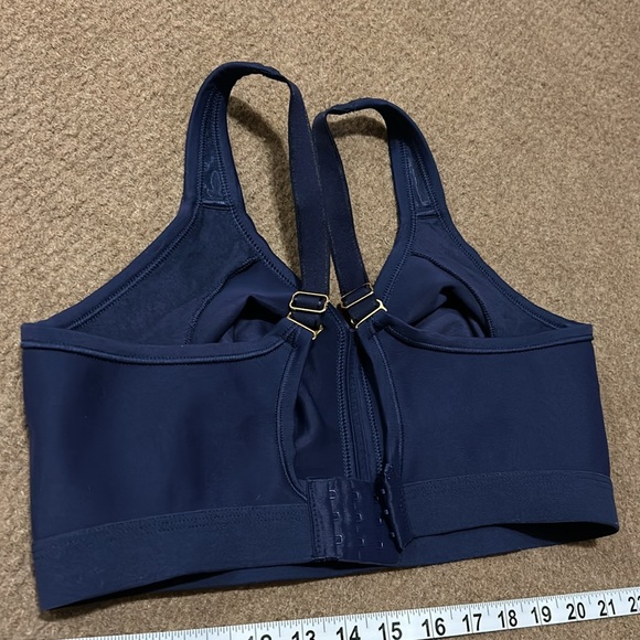 Navy Blue Soma Embraceable Wireless Unlined Bra 36DD Like New - Picture 4 of 8